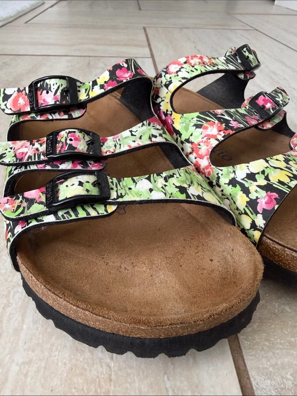 Papillio by Birkenstock Florida Spring Flower sandals